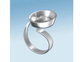 Polotovar pro výrobu šperku-prsten oválný, č.862504, 1ks