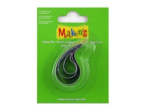 Sada kovových vykrajovátek 3ks KAPKY