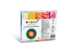Plastelína PRIMO, sada 10 x 55g, mix barev, PP obal