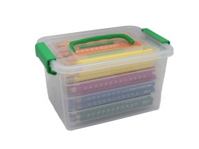 Pastelky trojboké EDU - PRIMO JUMBO, tuha Ø 5mm, 120ks (10 x 12 barev), PP box