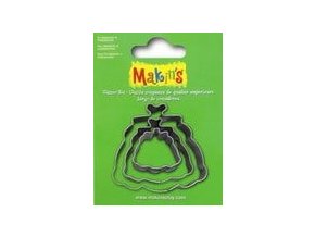 Sada kovových vykrajovátek 3ks VAKY