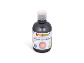 Temperová barva PRIMO METALLIC, 300ml, černá