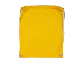 Batoh bavlněný, 140 g/m², 37 x 48cm, žlutý (Yellow)