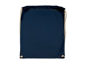 Batoh bavlněný, 140 g/m², 37 x 48cm, temně modrý (Dark Blue)