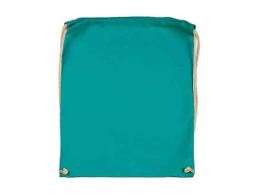 Batoh bavlněný, 140 g/m², 37 x 48cm, tyrkysový (Turquoise)