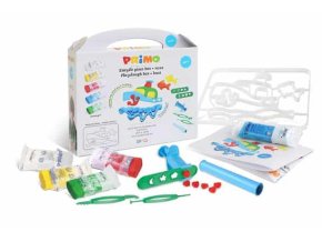 Sada mod. hmot PRIMO NATUR, 5 x 100g, pomůcky, podložka, vykrajovátko LOĎ