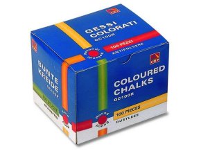 Barevné křídy box 100 ks-modrá