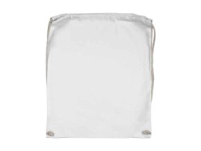 Batoh bavlněný, 140 g/m², 37 x 48cm, bílý (Snowwhite)