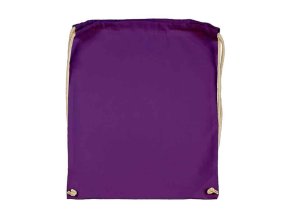 Batoh bavlněný, 140 g/m², 37 x 48cm, fialový, lila (Lilac)