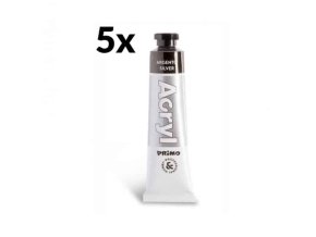 akrylova barva primo tuba 18 ml stribrna 910