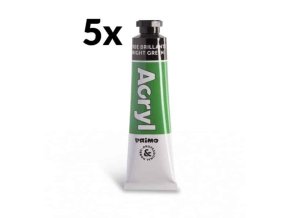 akrylova barva primo tuba 18 ml zelena 610