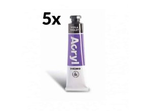akrylova barva primo tuba 18 ml fialova 400