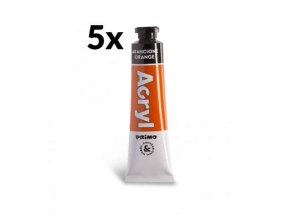 akrylova barva primo tuba 18 ml oranzova 250