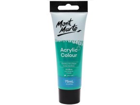 Mont Marte  akrylová barva,75ml, smaragdová (Viridian), tuba
