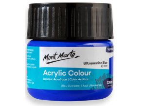 Mont Marte akrylová barva,100ml, modrá (Ultramarine Blue)