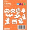 Papírové výseky MAGIC, 4 - 7cm, 10ks, sada 6 - Halloween