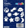 Papírové výseky MAGIC, 4 - 7cm, 10ks, sada 7 - Vesmír