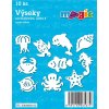 Papírové výseky MAGIC, 4 - 7cm, 10ks, sada 8 - Moře