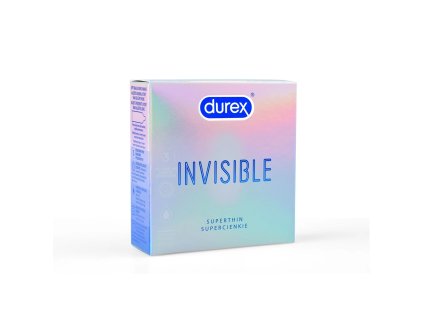 Kondomy - Durex Invisible Extra Sensitive, 3 ks