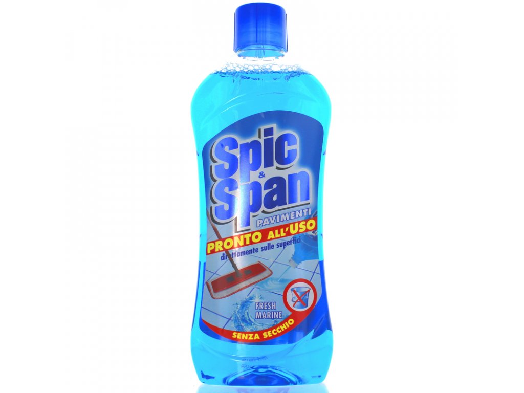 Spic&Span na mytí podlah 1L Fresh Marine modrý 8008970036236