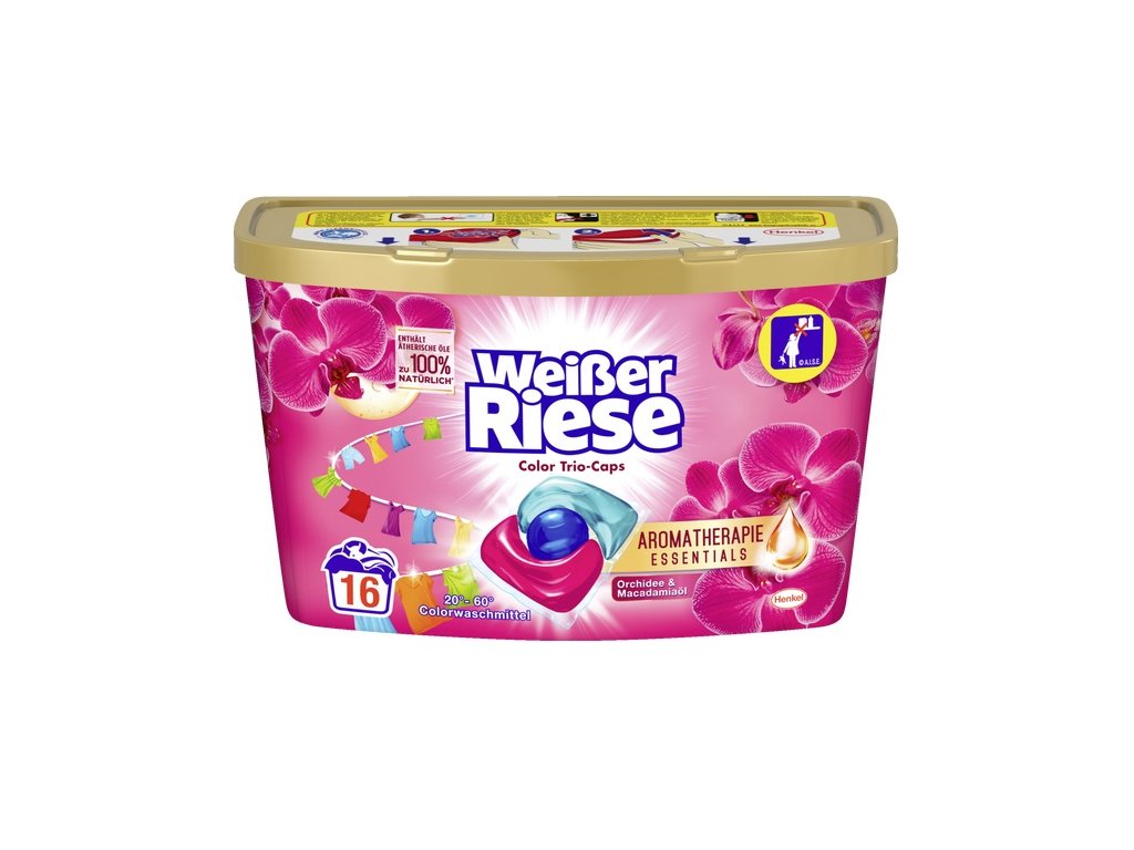 Weisser Riese TRIO Caps prací kapsle Color Orchidee 16ks 4015000972710