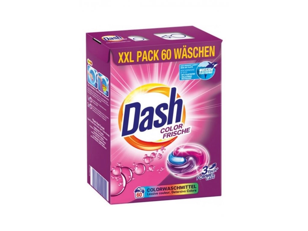 Dash 3fach Formel Caps 60ks Color Friche kapsle na praní 4012400502110