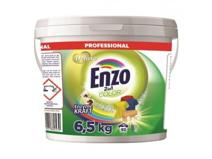 Deluxe Enzo prací prášek Professional 6,5kg 2in1 Color 92WL kyblík 4260504880539