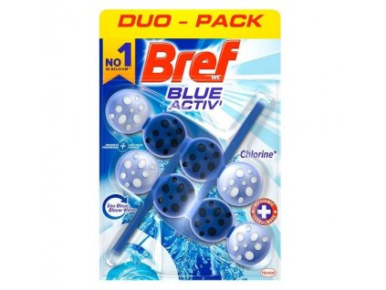 Bref WC Blue Activ+ 2x50g Chlorine 5410091765521