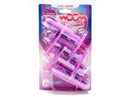 wOOm WC závěska 4x50g barvící Lavender 736292434772