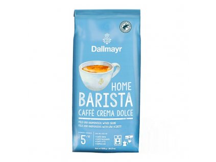 Káva Dallmayr Home Barista Caffe Crema Dolce zrno 1kg modré 4008167043805