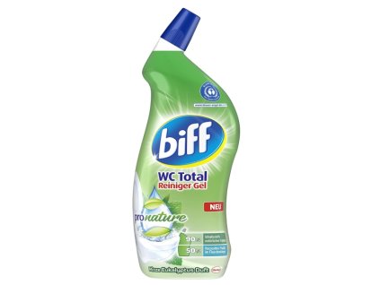 Biff 750ml WC Total gel do WC ProNature Minze Eukalyptus 4015000971218