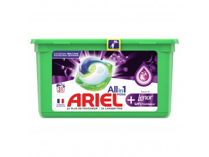 Ariel kapsle All in1 Touch of Lenor+UNstoppables 31ks 8006540059555