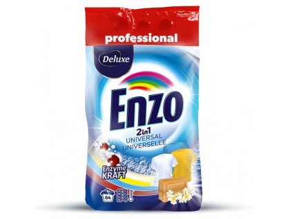 Deluxe Enzo prací prášek Professional 4,5kg 2in1 Universal 64WL 4260504880973