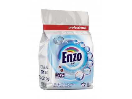 Deluxe Enzo prací prášek Professional 2,45kg 2in1 White 35WL 4260504880652