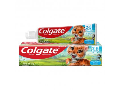 Colgate Anticavity Junior 50ml Bubble Fruit Flavor zubní pasta 6920354812866