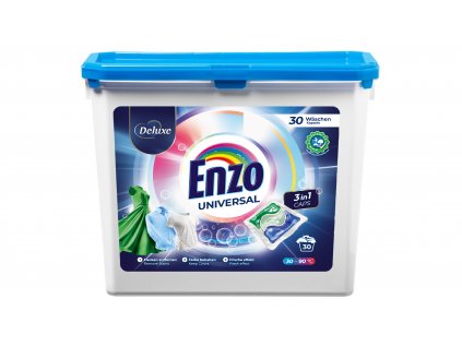 Deluxe Enzo 3in1 Caps kapsle na praní 30ks Universal 4260504881093