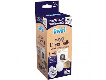 Swirl Wool Balls míčky do sušičky 100% vlna 2ks 5053249259529