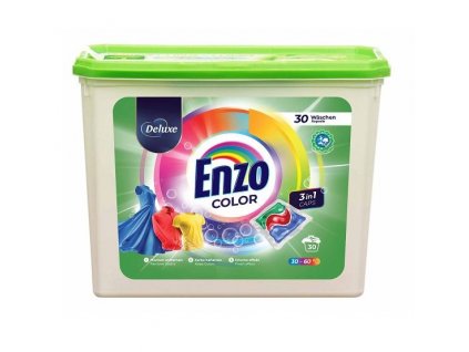 Deluxe Enzo 3in1 Caps kapsle na praní 30ks Color 4260504880751
