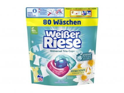 Weisser Riese TRIO Caps 80ks Universal Lotus prací kapsle 4015200032337