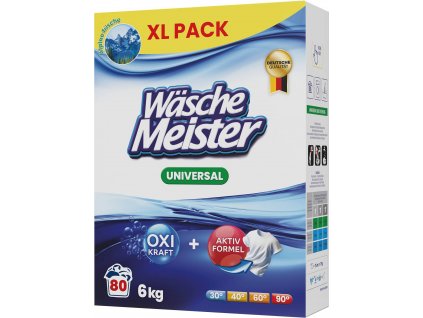 WascheMeister prací prášek 6 kg Universal – 80 WL 4260418934304