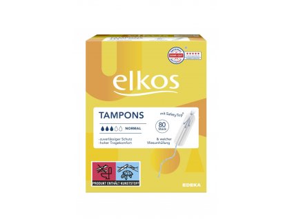 Elkos Tampony Normal s hedvábným povrchem 80ks 4311501002612