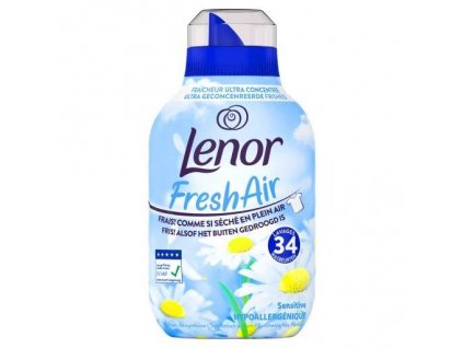 Lenor aviváž Fresh Air 476ml Sensitive 34WL bílá 8006540850442
