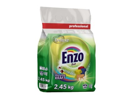 Deluxe Enzo prací prášek Professional 2,45kg 2in1 Color 35WL 4260504880638