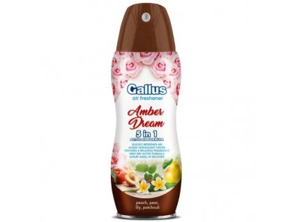 Gallus osvěžovač vzduchu 5v1 300ml Amber Dream hnědý 4251415302050
