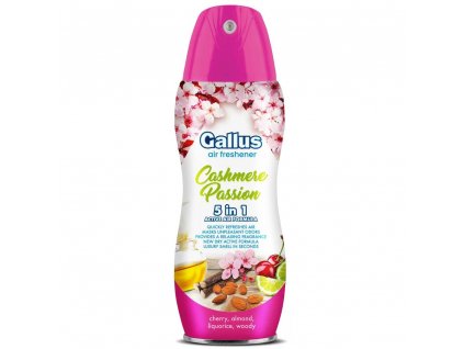 Gallus osvěžovač vzduchu 5v1 300ml Cashmere Passion růžový 4251415302067