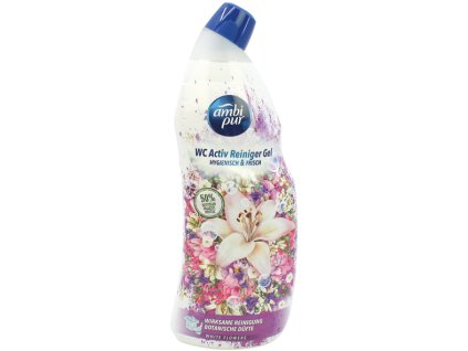 Ambi Pur 750ml WC gel White Flowers fialový 8435495837329