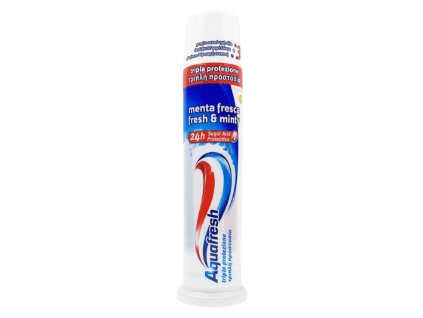 Aquafresh Fresh & Minty 100 ml zubní pasta s pumpičkou 8016825929022
