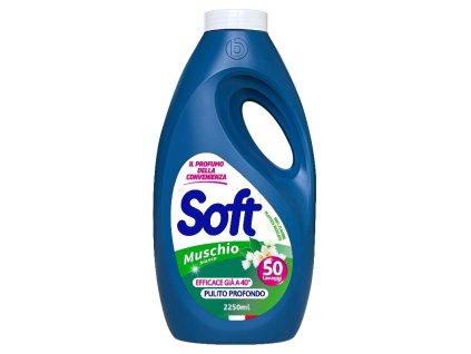 Soft 2250ml prací gel 50W Muschio Bianco 8003640022106