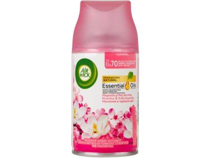 Air Wick Freshmatic 250ml Essential Oils Magnolia & Cherry Blossom 3059943009127