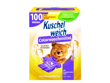 Kuschelweich prací prášek 5kg 100W Glucksmoment Color žlutý 4013162034772